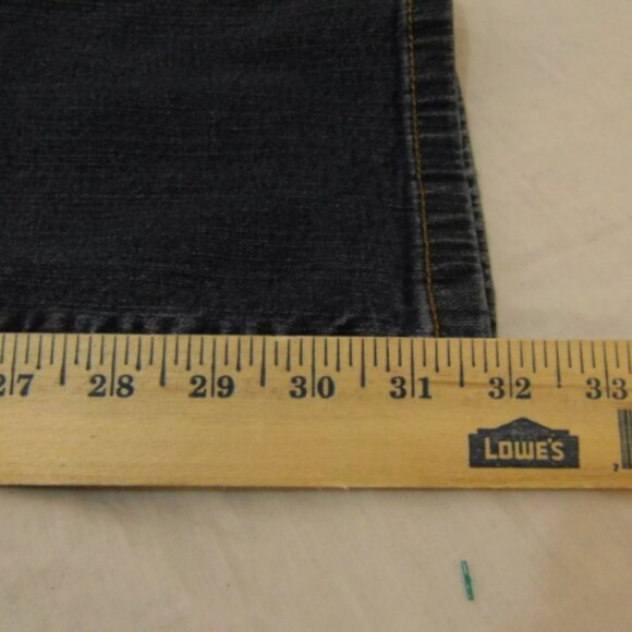 WOMENs sz16 DKNY REGULAR ZIPPER FLY BUTTON COTTON DENIM CLASSIC JEANS IG 932 - Picture 4 of 12